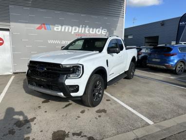 Voir le détail de l'offre de cette FORD Ranger SUPER CAB 2.0 EcoBlue 205 ch - Stop & Start Diesel BV10 Automatique - e-4WD WILDTRAK de 2024 en vente à partir de 54 198 € 