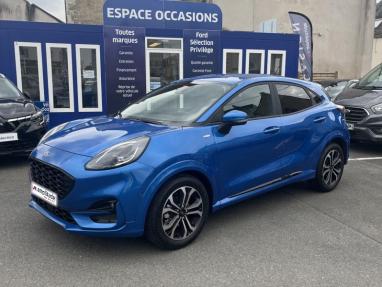 Voir le détail de l'offre de cette FORD Puma 1.0 Flexifuel 125ch S&S mHEV ST-Line de 2023 en vente à partir de 229.3 € / mois